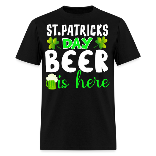 Shamrock Beer Lover St Paddy’s Day T-shirt - black