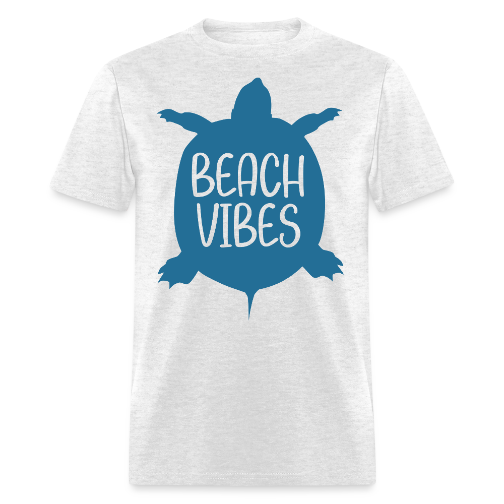 Beach Vibes Turtle Tee For Summer T-shirt - light heather gray