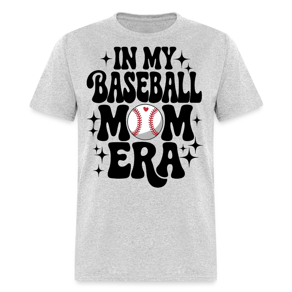 Cute Baseball Mom Era Game Day T-shirt - heather gray