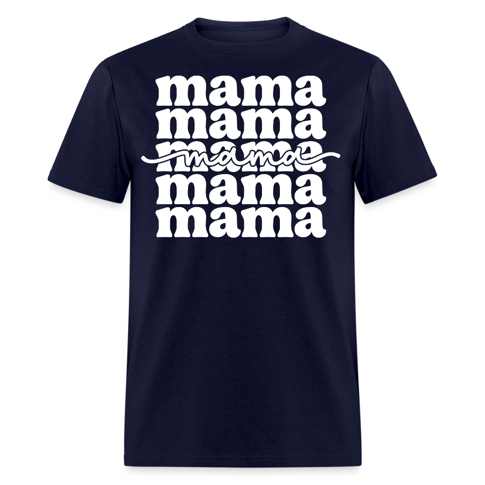 Cute Mama Tee For Mother’s Day Gifts T-shirt - navy