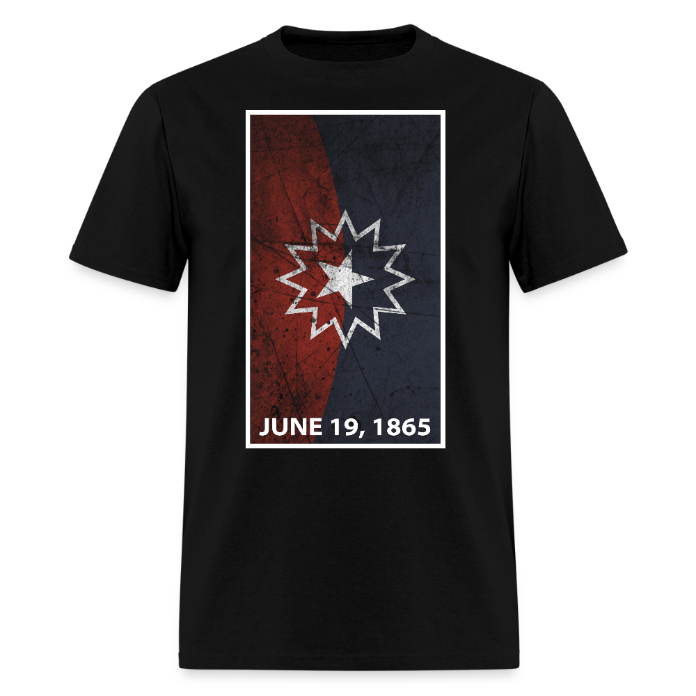 Juneteenth Flag June 19 1865 Freedom Day T-Shirt - black