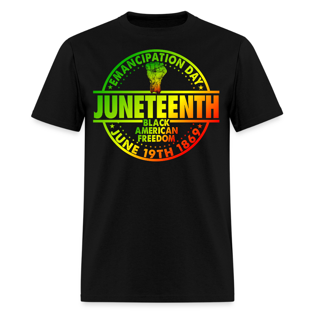 Emancipation Day Tee For African Americans T-Shirt - black