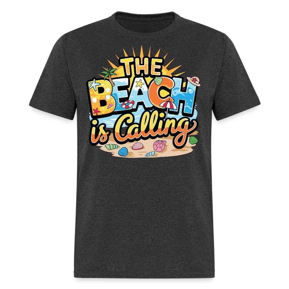 Funny Beach Vacation Tee For Summer T-shirt - heather black