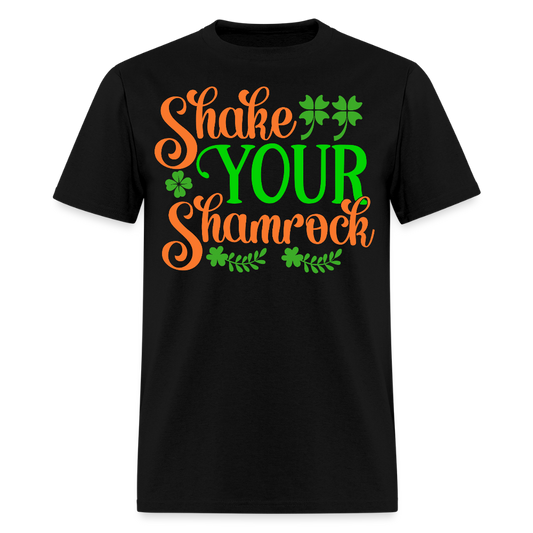 Shake Your Shamrock St Patrick’s Day Party T-shirt - black