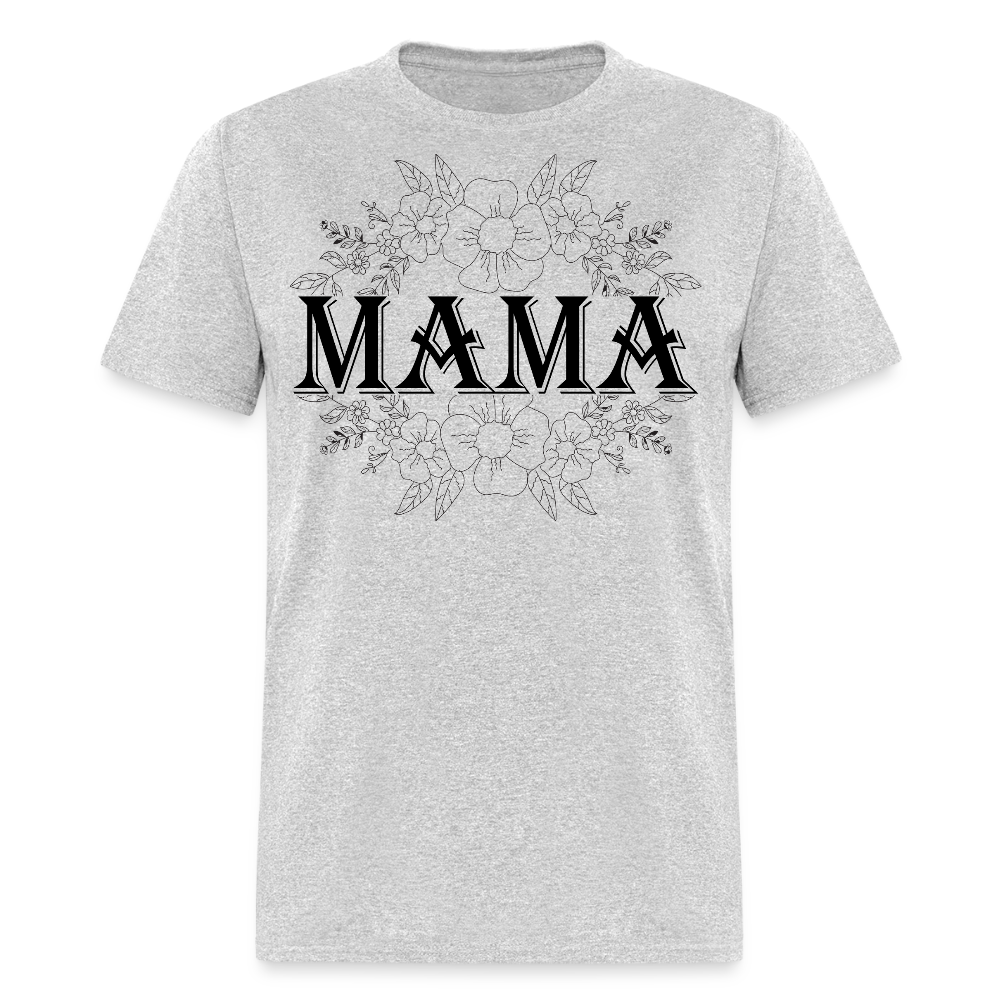Floral Mama Tee for Mother’s Day T-shirt - heather gray
