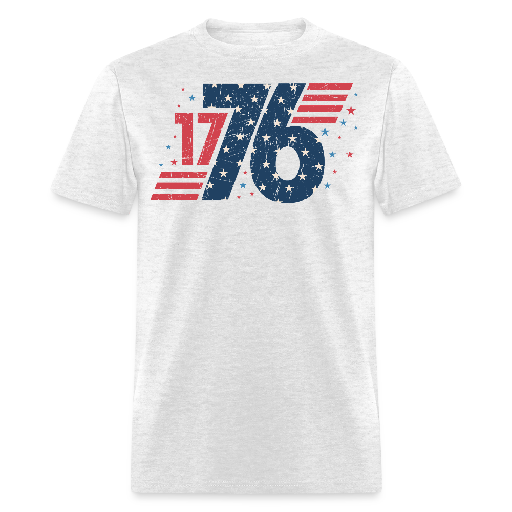 Vintage 4th Of July 1776 Patriotic T-Shirt - light heather gray