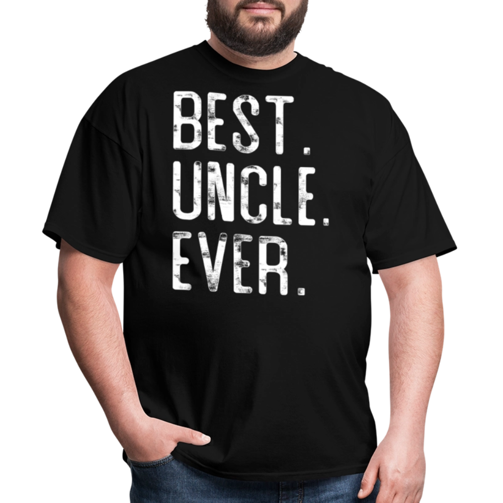 Funny Gift Idea For Uncle Birthday T-shirt - black