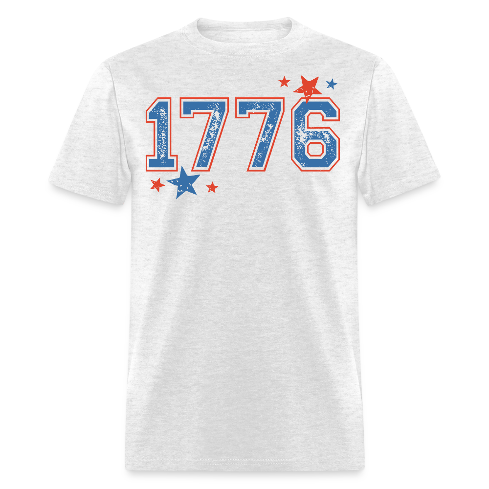 Vintage 4th Of July 1776 Patriotic T-Shirt - light heather gray