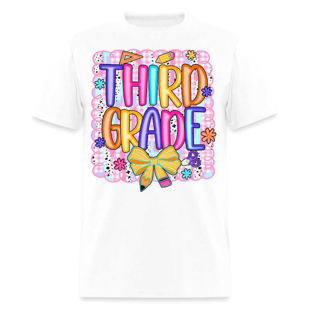 Third Grade Back To School Teacher T-Shirt - white