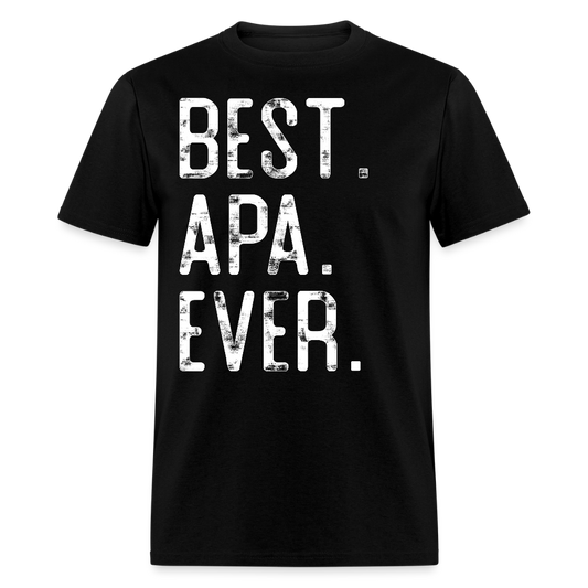 Best Appa Ever South Asian Dad Gift T-shirt - black
