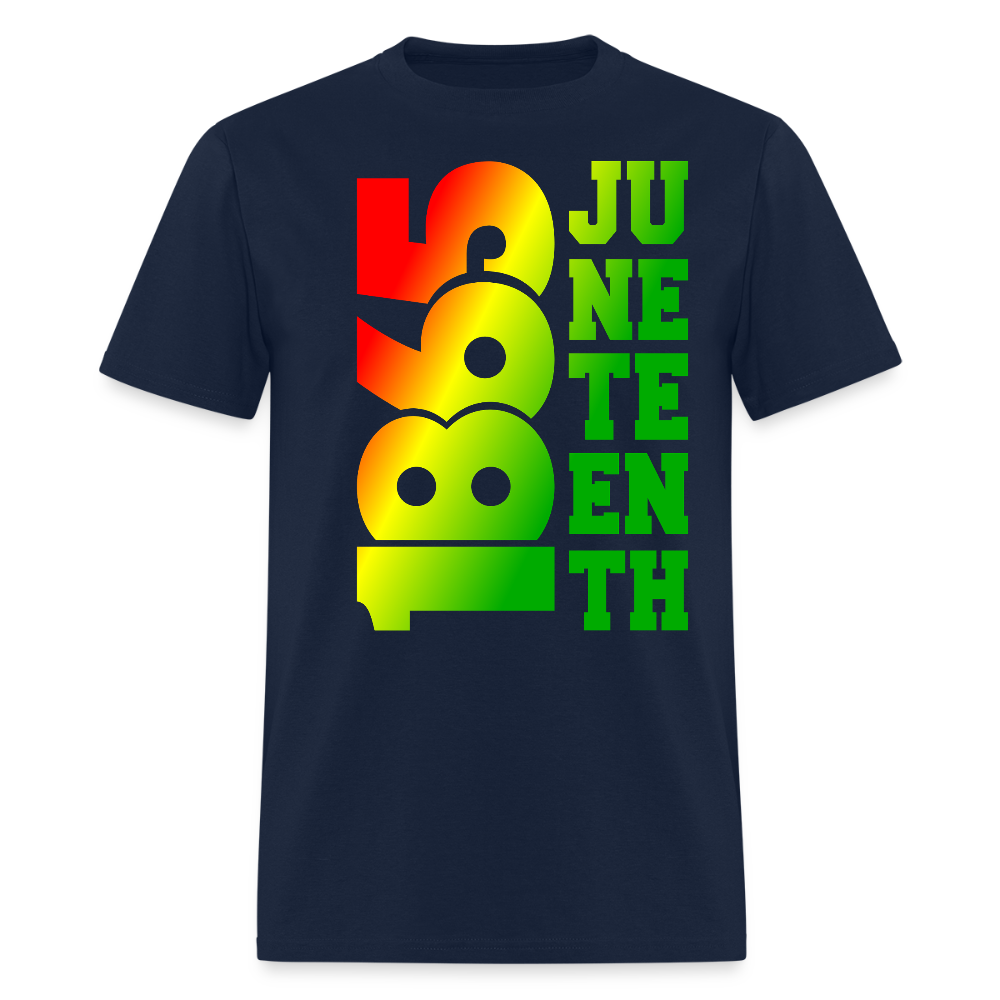 1865 Juneteenth Celebration Black Power T-Shirt - navy