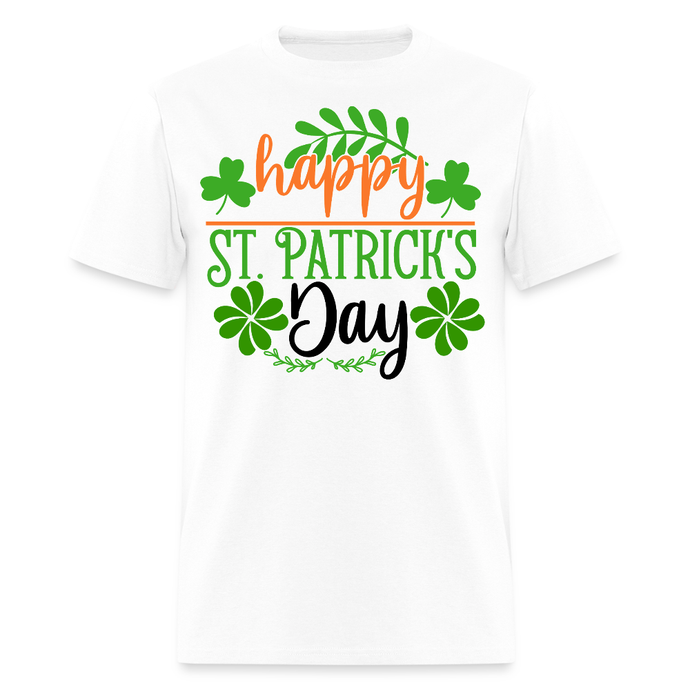Green Clover St Patrick’s Day T-shirt - white