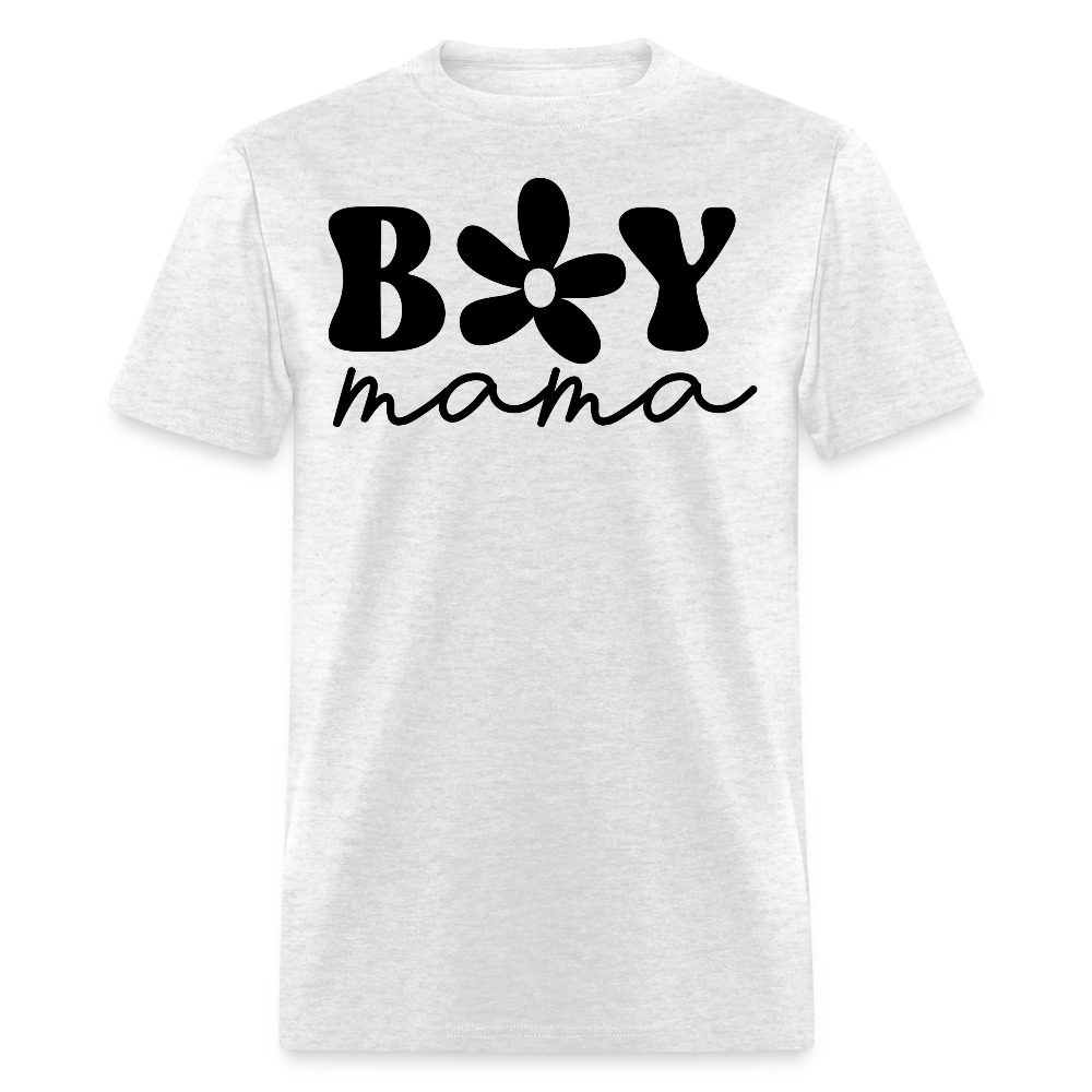 Cute Boy Mom Graphic T-shirt - light heather gray