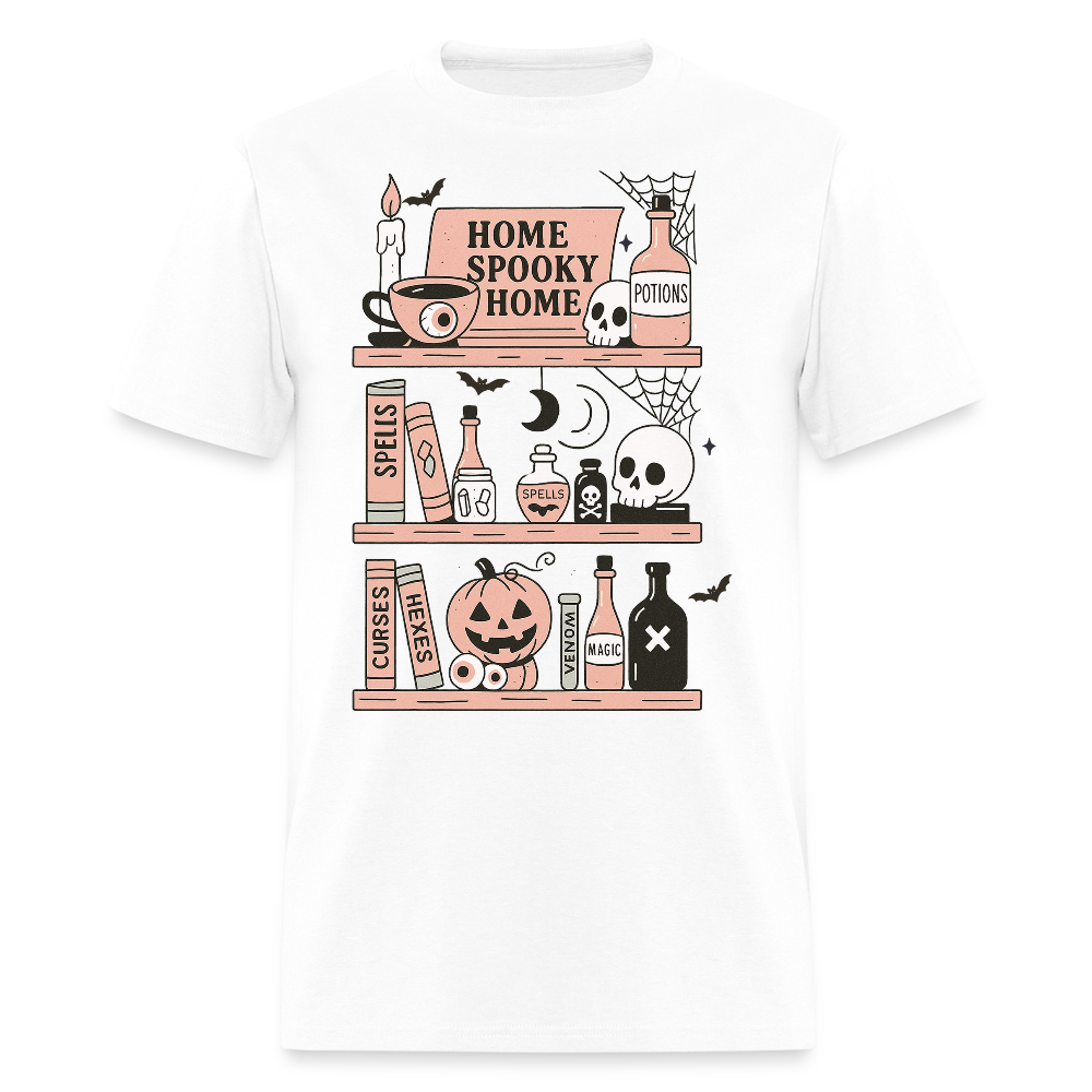 Home Spooky Halloween Potion Bottles T-Shirt - white