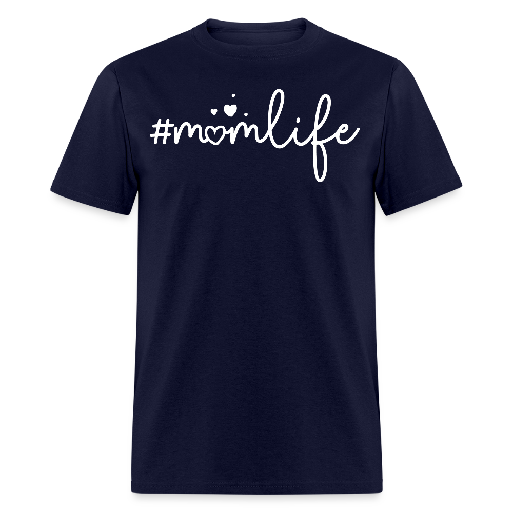Momlife Graphic Tees For Moms T-shirt - navy