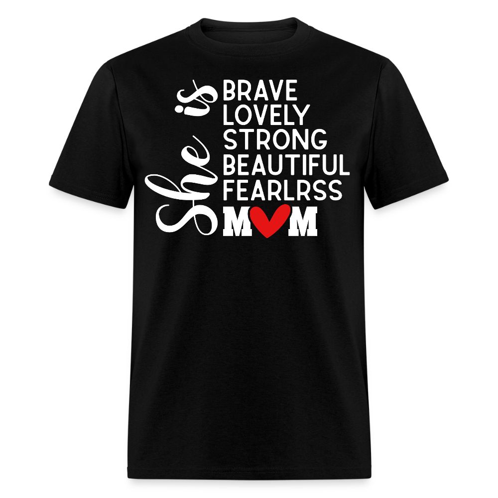 Mother's Day Gift Ideas For Strong Moms T-shirt - black