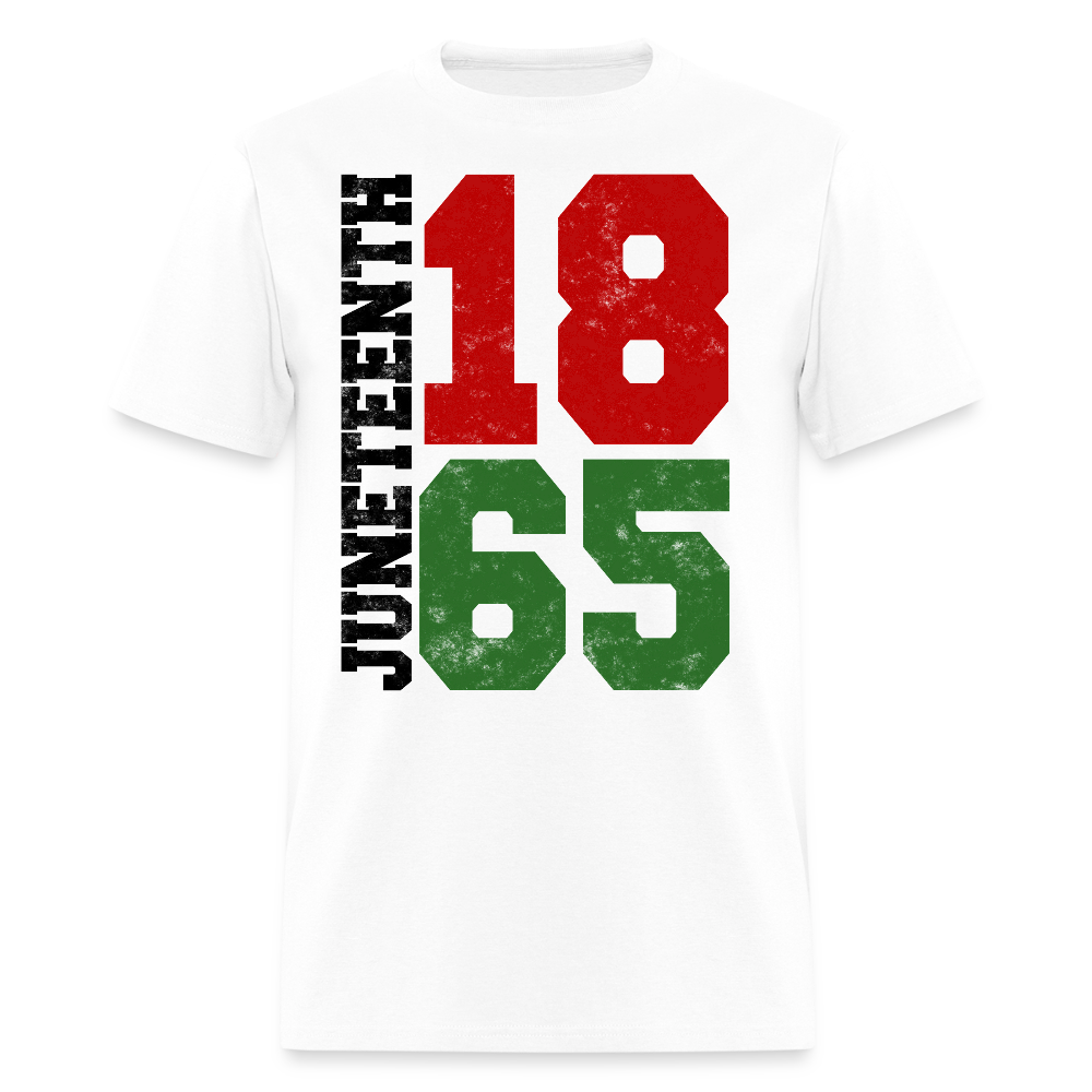 Juneteenth 1865 Pan African Pride T-Shirt - white