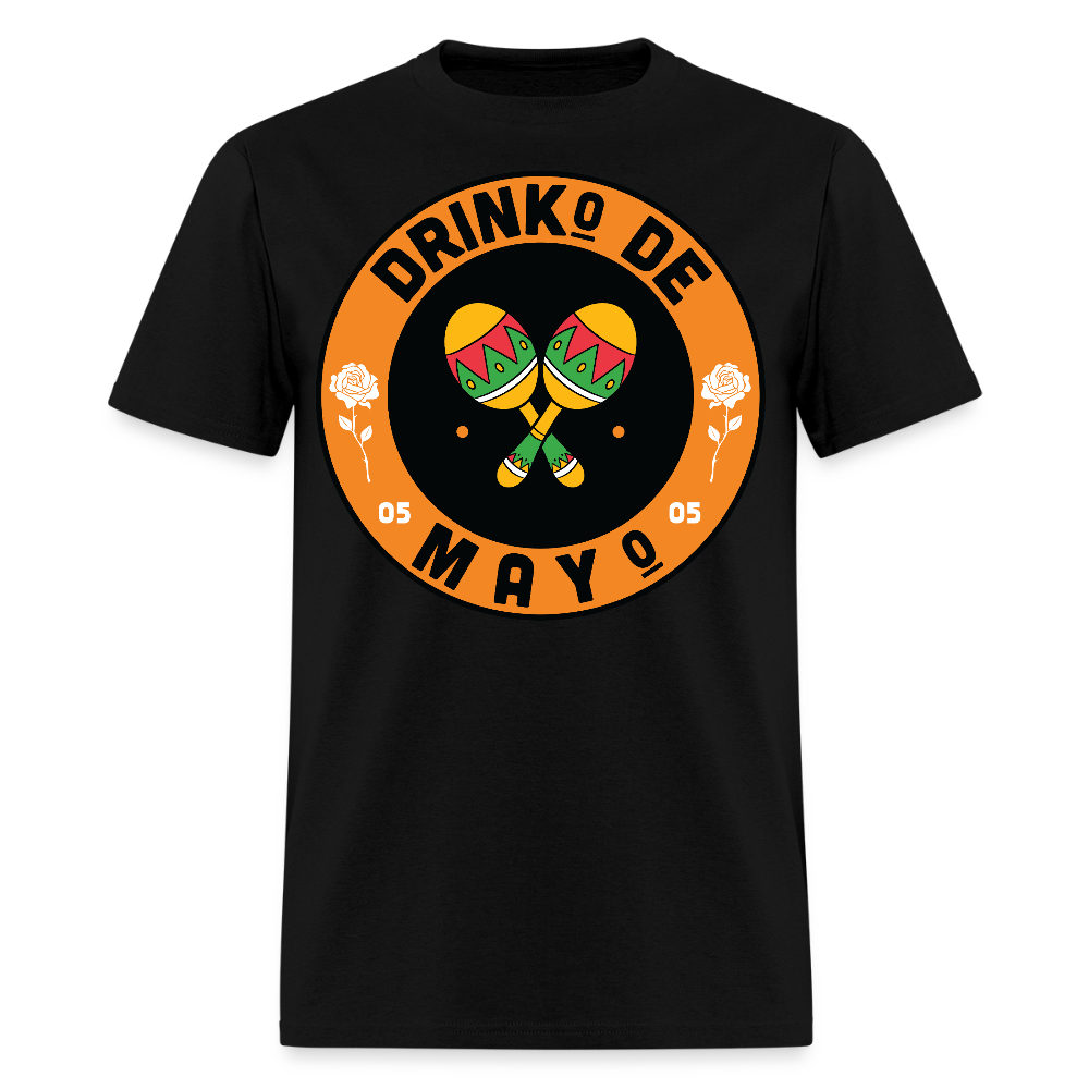 Drinko De Mayo Party Outfit Cinco De Mayo Drinking T-shirt - black