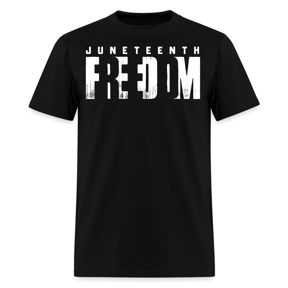 Juneteenth Freedom Black History Pride T-Shirt - black