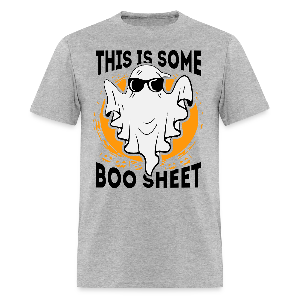 This Is Some Boo Sheet Cute Halloween T-Shirt - heather gray