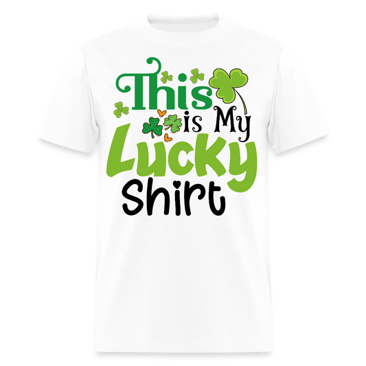 This Is My Lucky Tee Irish Pride T-shirt - white