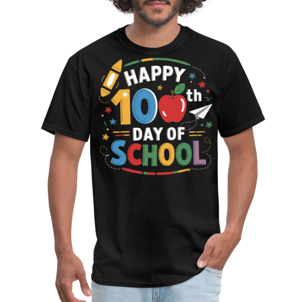 100th Day of School Tee Teacher Gifts School Celebration Unisex Classic T-Shirt - black