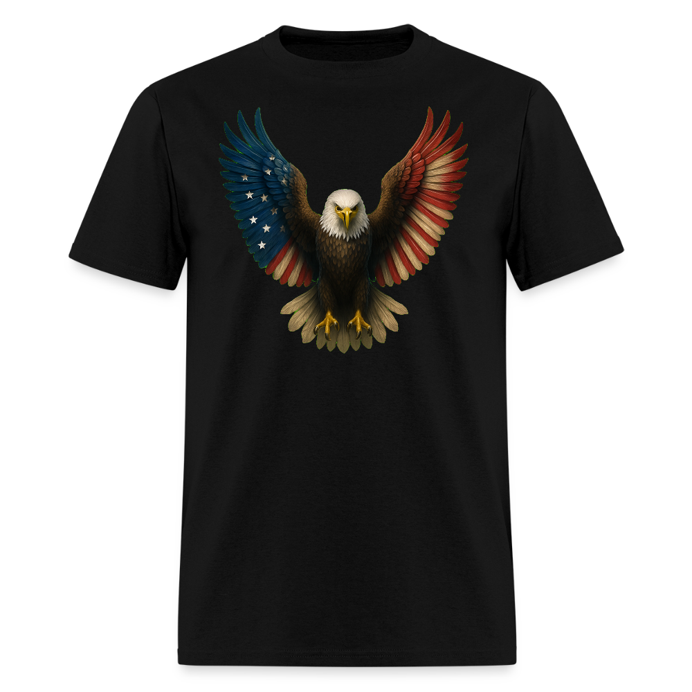 Patriotic Bald Eagle American Pride Patriotic T-Shirt - black