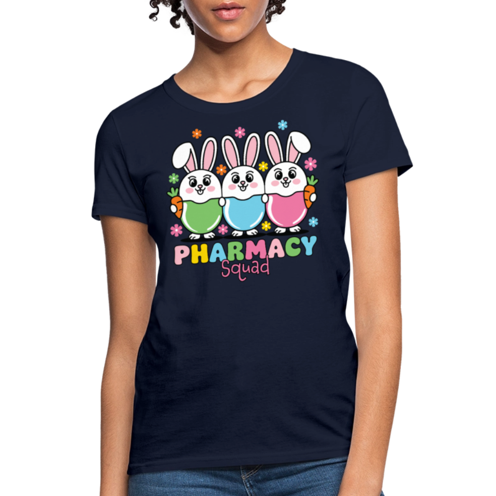 Pharmacy Squad Easter Bunny T-Shirt - navy