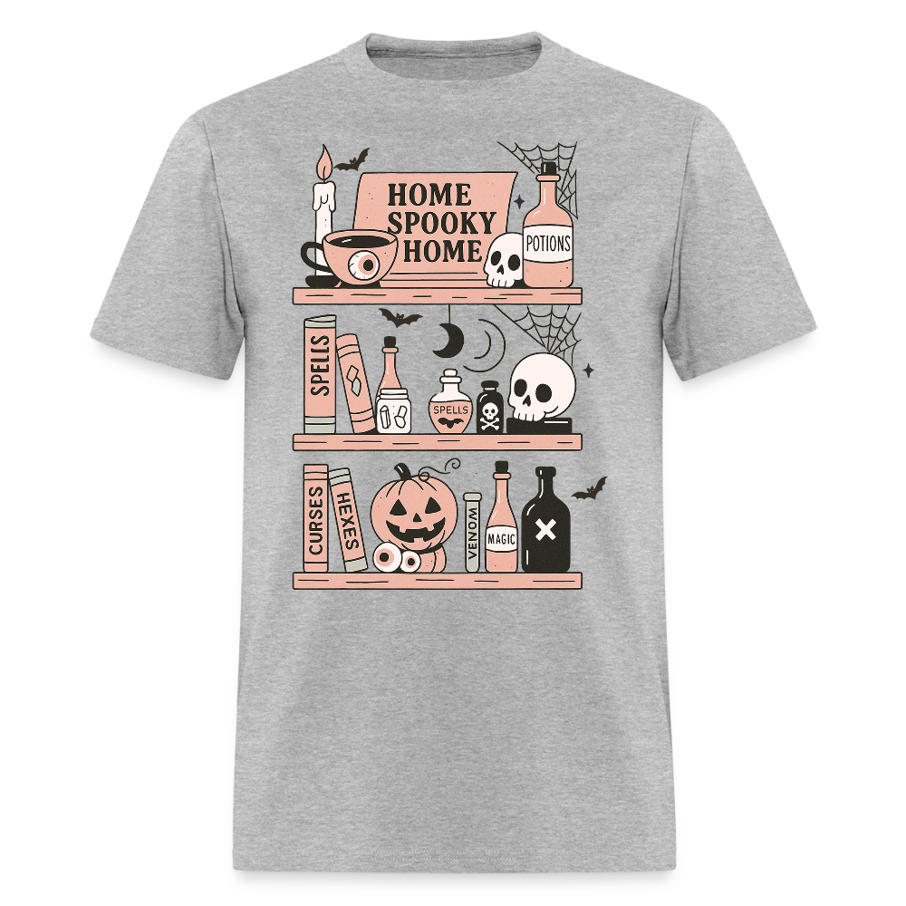 Home Spooky Halloween Potion Bottles T-Shirt - heather gray