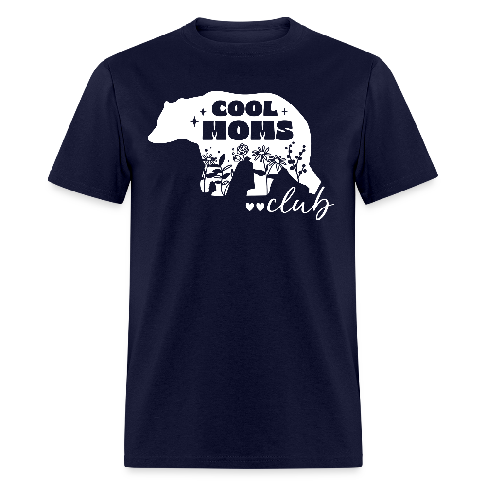 Mama Bear Cool Mom Club T-shirt - navy