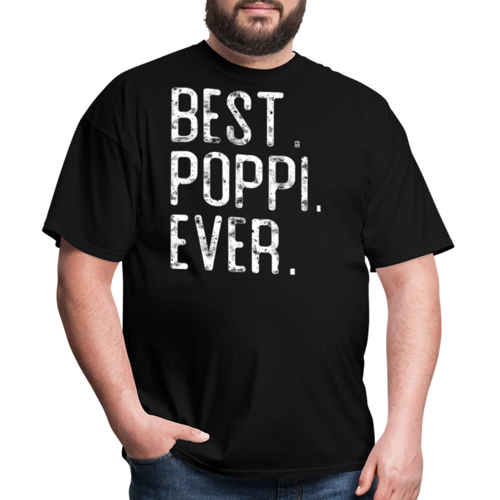 Best Poppi Ever Gifts For Father’s Day T-shirt - black