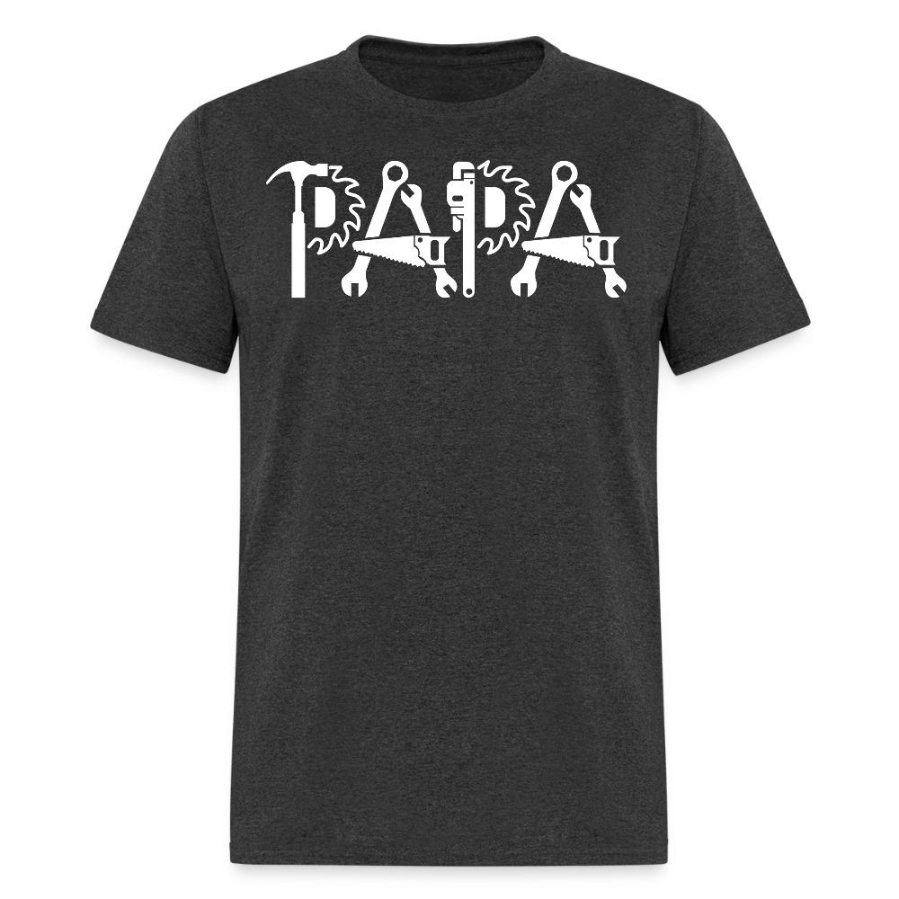 Father's Day Tee For Handyman Dad T-shirt - heather black