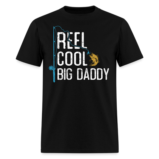 Reel Cool Big Dad Fishing T-shirt - black