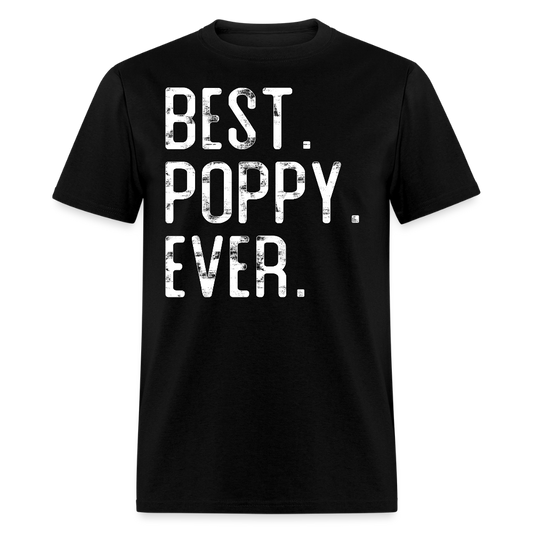 Birthday Gift For Poppy Appreciation T-shirt - black