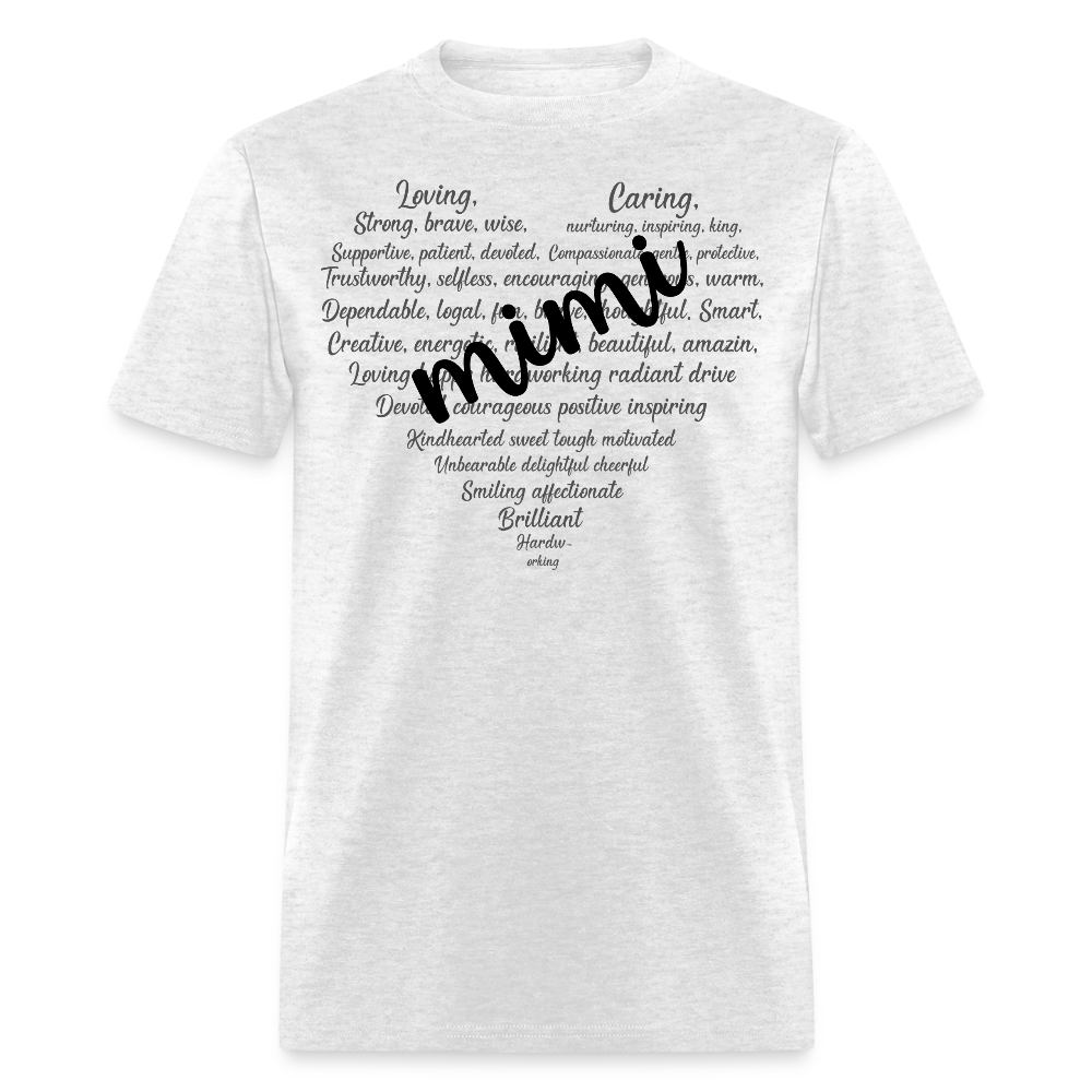 thoughtful Mother’s Day Tee For Mimi T-shirt - light heather gray