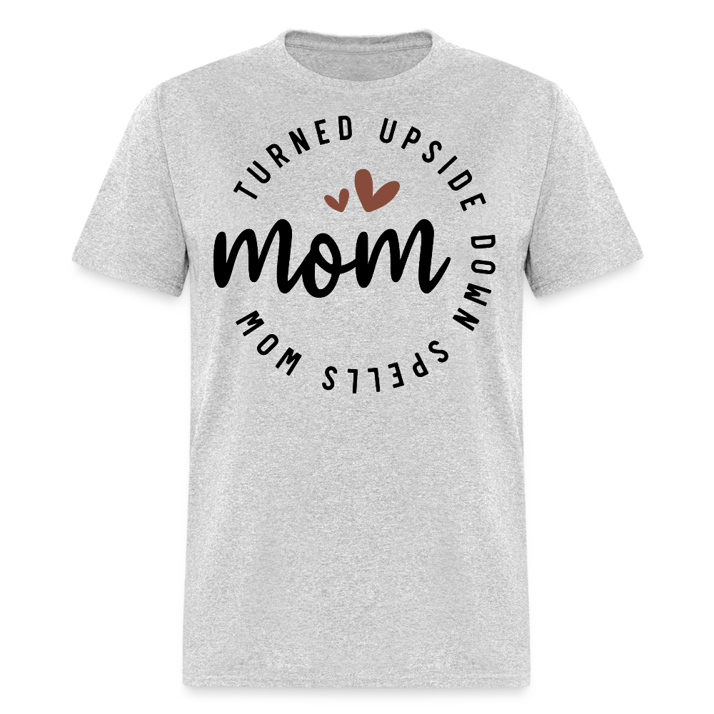 Mom Appreciation Gift With Heart Design T-shirt - heather gray