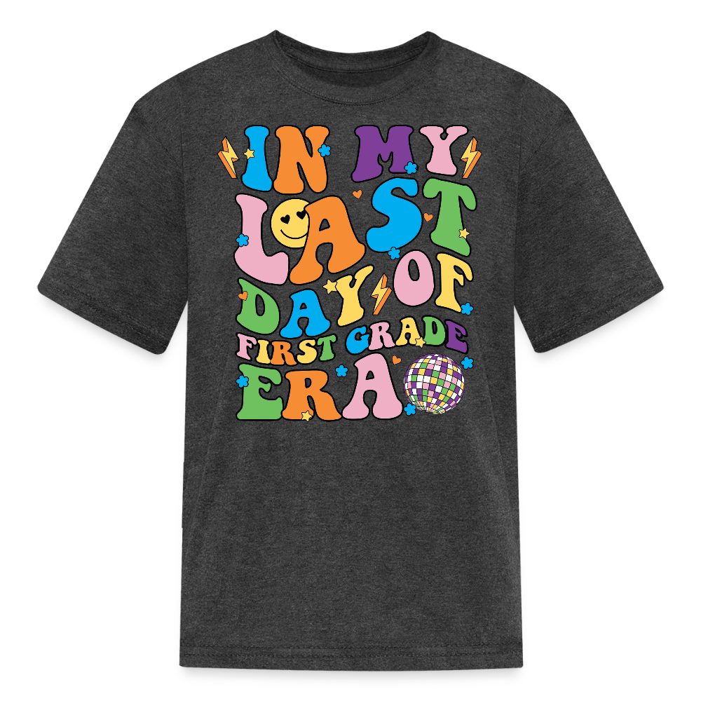 Last Day Of First Grade Era T-Shirt - heather black