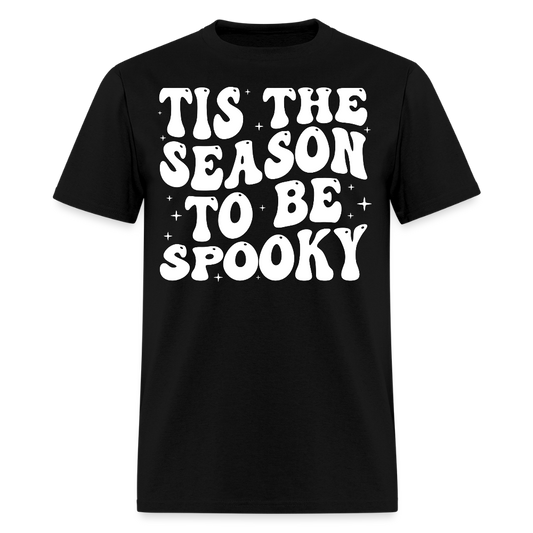Tis the Season to Be Spooky Cute Halloween T-Shirt - black