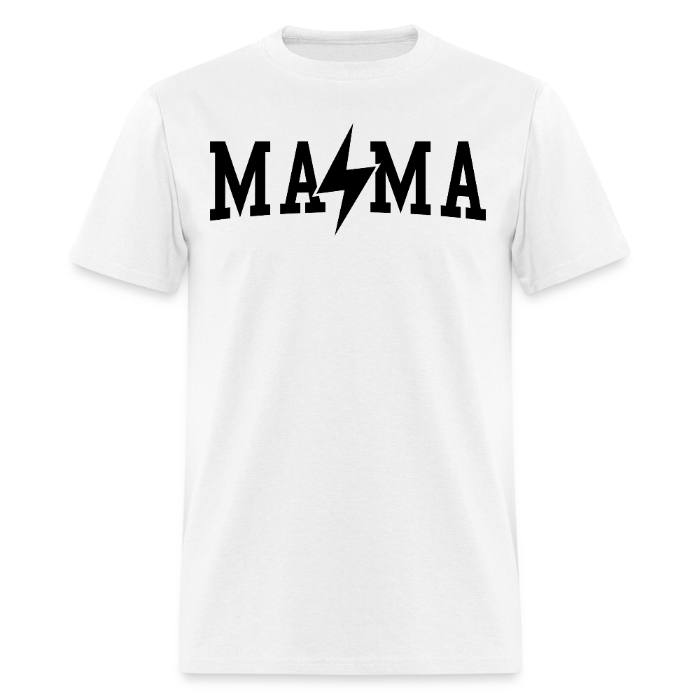Lightning Bolt Mama T-shirt - white