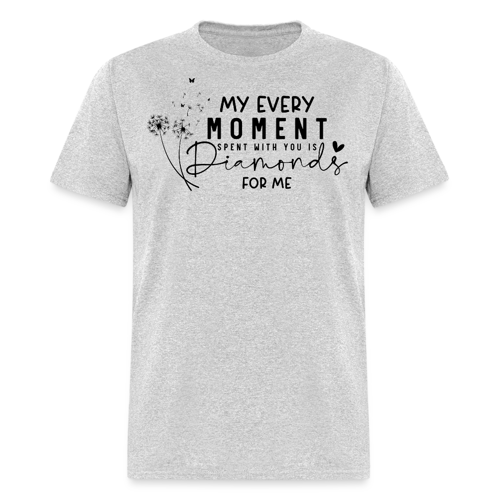 Printed Love Tee With Meaningful Words T-shirt - heather gray