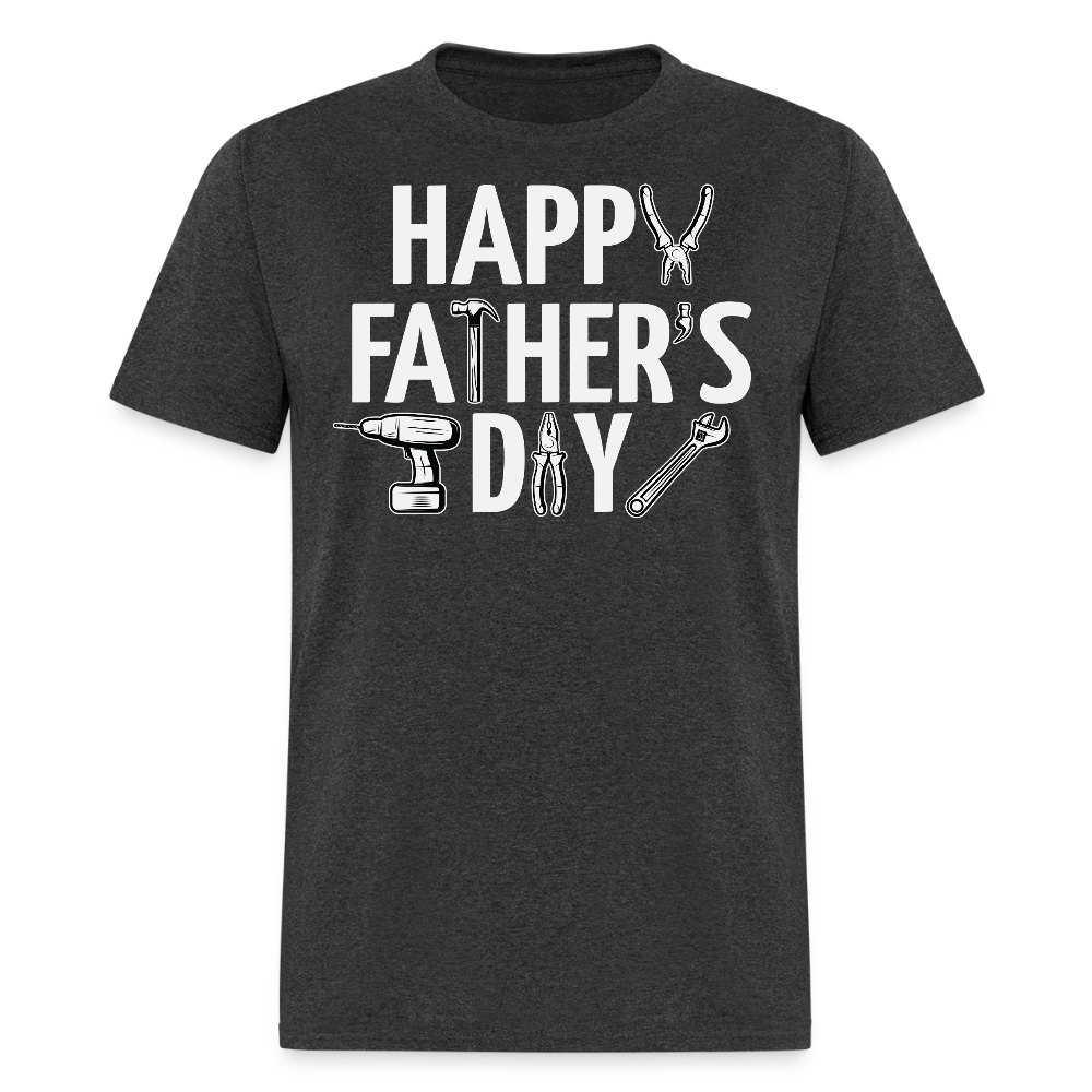 Father’s Day Tee For Handyman Dad T-shirt - heather black