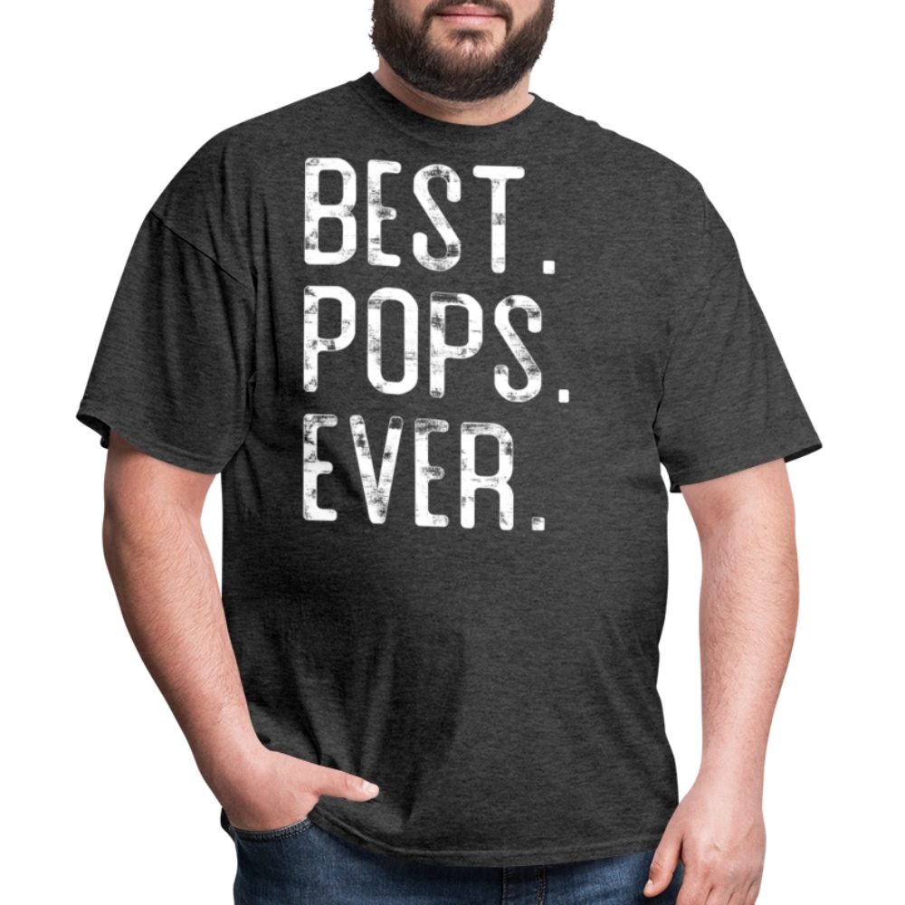 Best Pops Ever Father’s Day Gift T-shirt - heather black