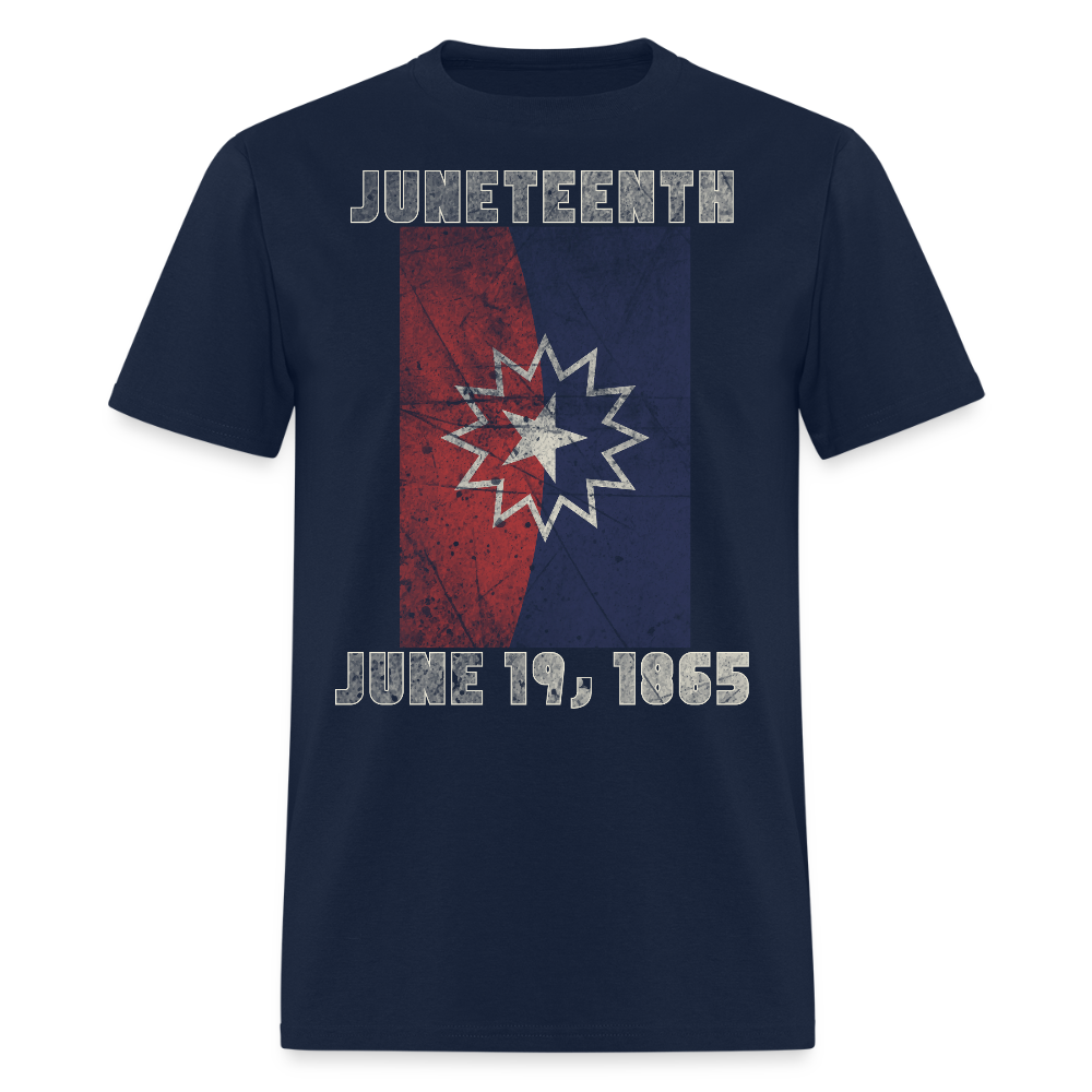 Juneteenth June 19 1865 Celebration Freedom Day T-Shirt - navy