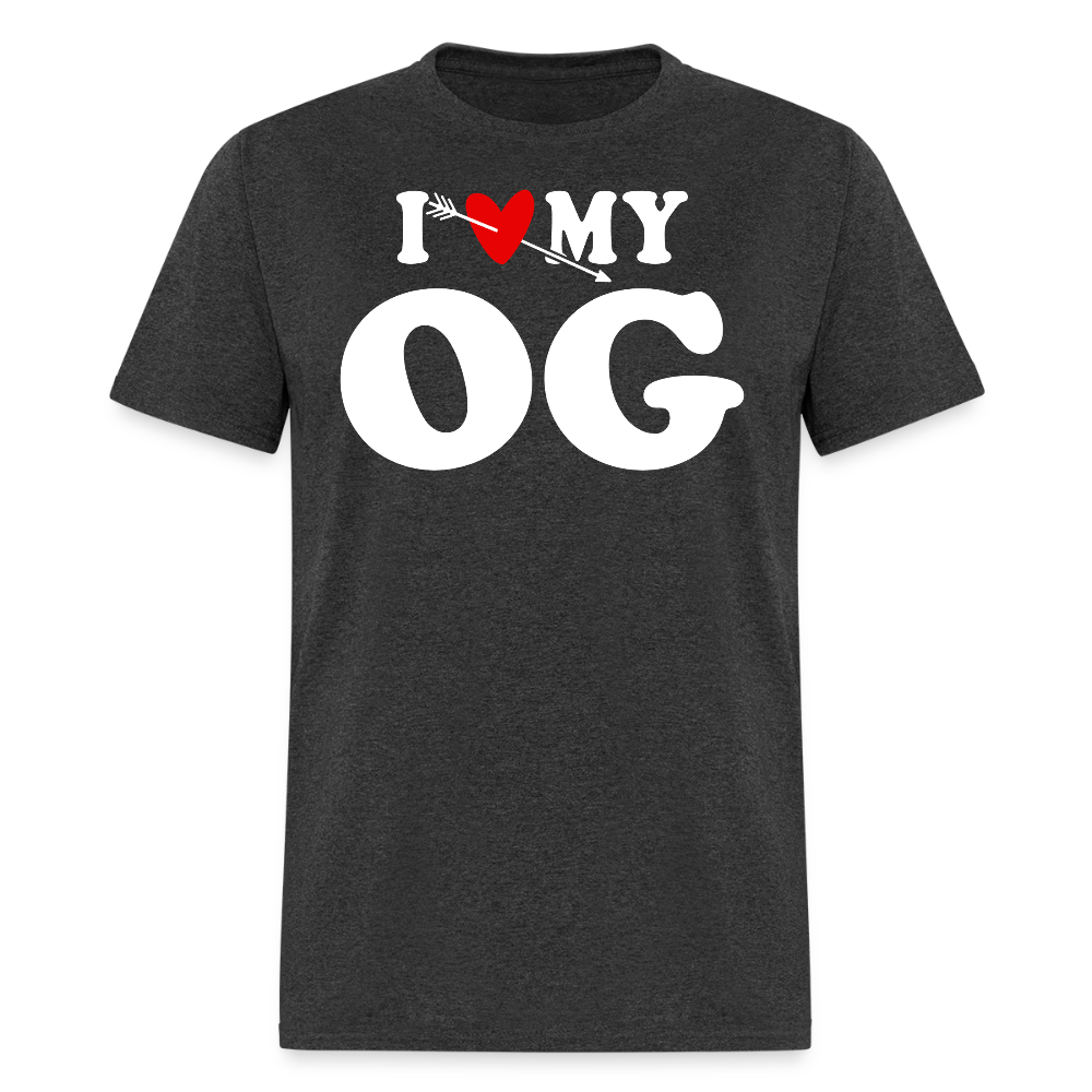 I Love My OG Hip Hop Tribute T-shirt - heather black