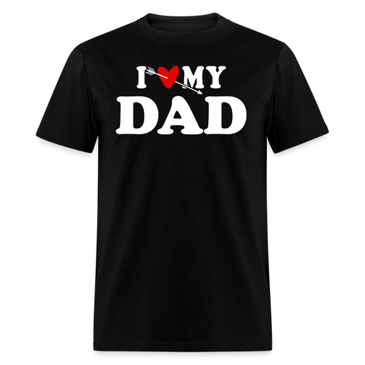 Father’s Day Tee Gift For Dad T-shirt - black