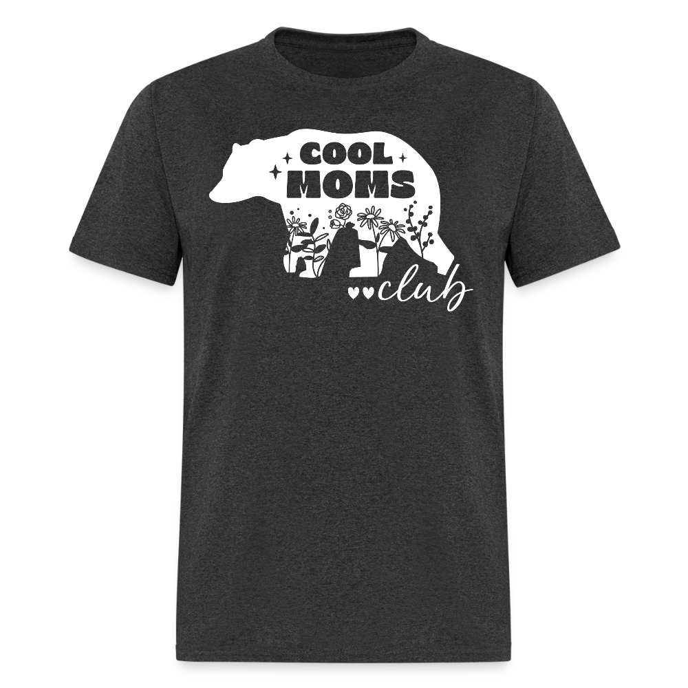Mama Bear Cool Mom Club T-shirt - heather black
