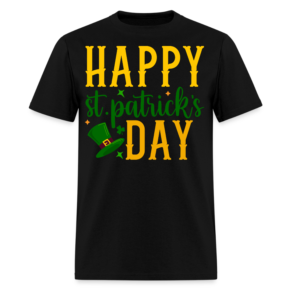 Lucky Shamrock St Patrick’s Day T-shirt - black