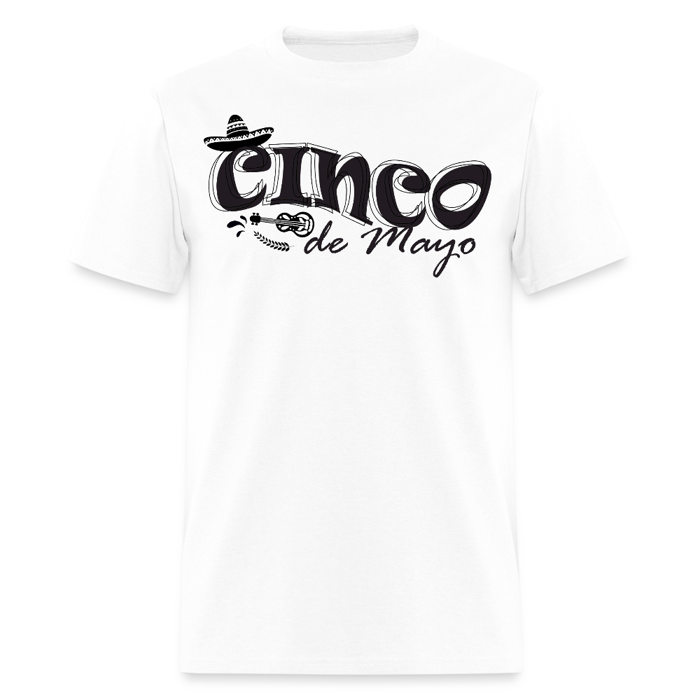 Funny Cinco de Mayo Graphic Tee Mexican Heritage Festival T-shirt - white