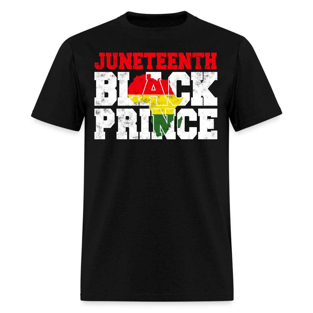 Black Prince Juneteenth Black Empowerment T-Shirt - black