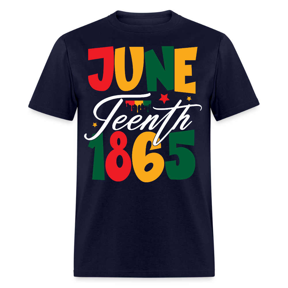 Black Freedom Day Juneteenth Celebration T-shirt - navy